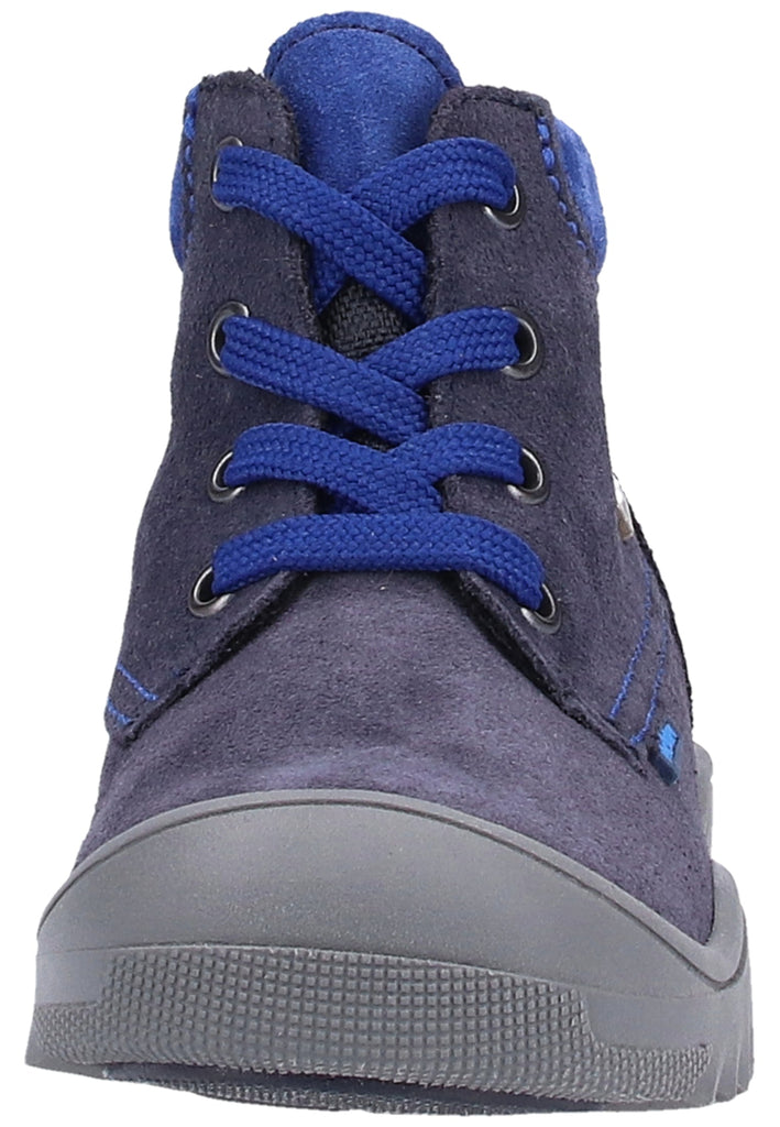 Richter Stiefelette Veloursleder Blau Warmfutter