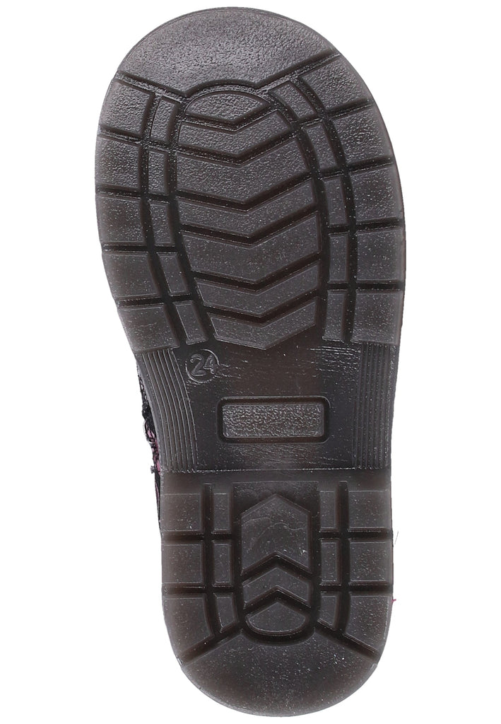 Richter Stiefelette Veloursleder burgundy