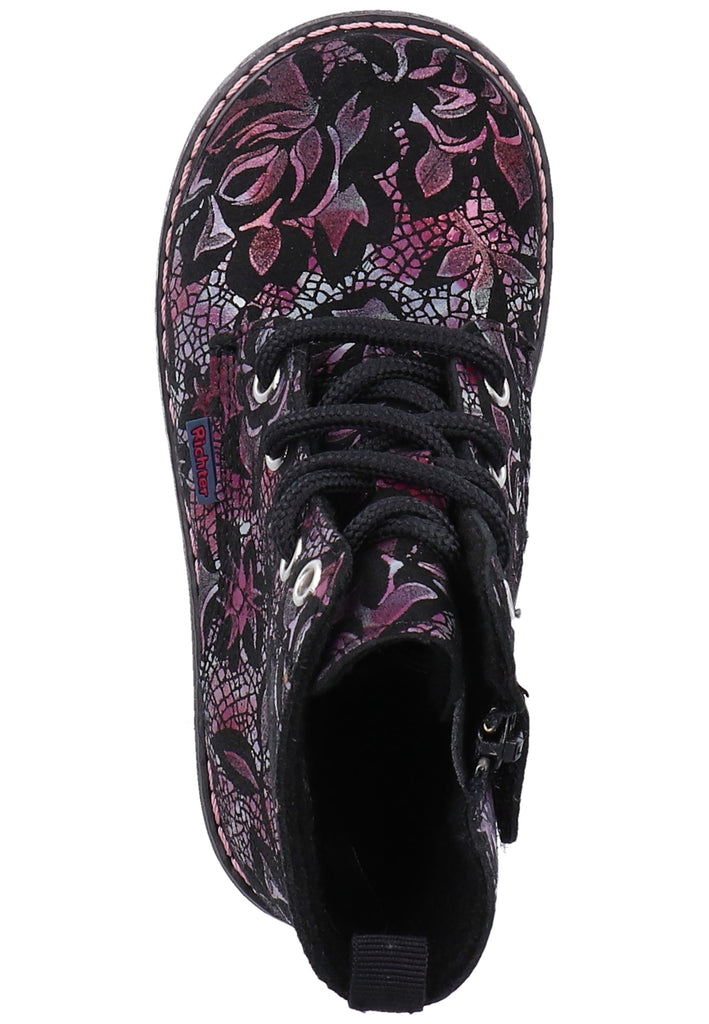 Richter Stiefelette Veloursleder burgundy