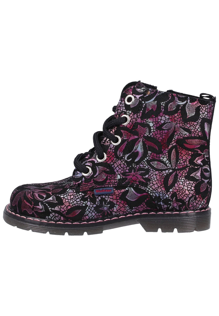 Richter Stiefelette Veloursleder burgundy
