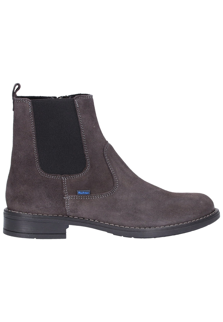 Richter Stiefelette Veloursleder Steel