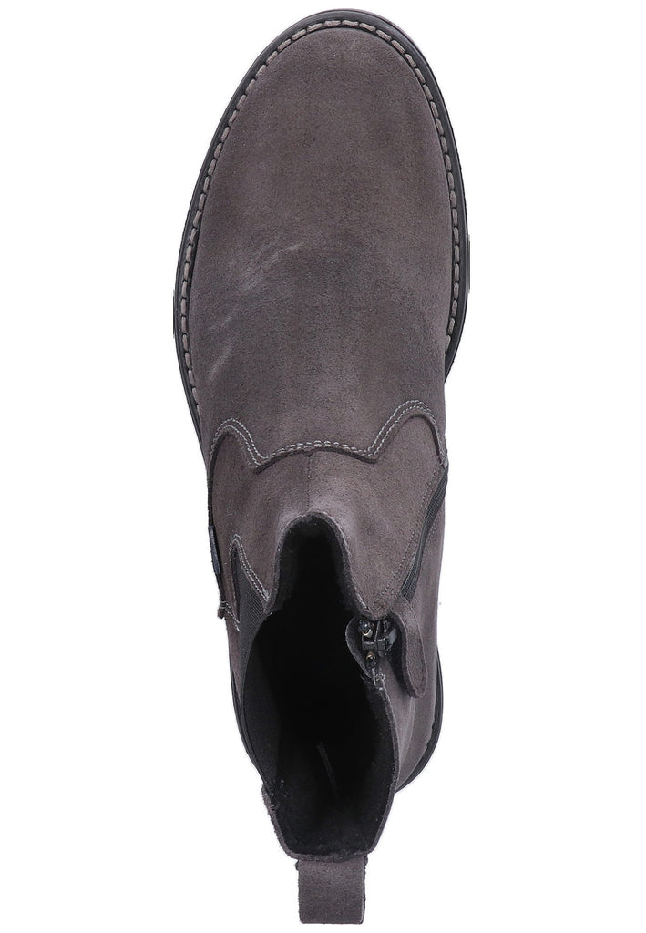 Richter Stiefelette Veloursleder Steel