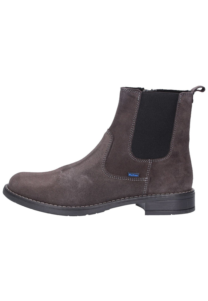 Richter Stiefelette Veloursleder Steel