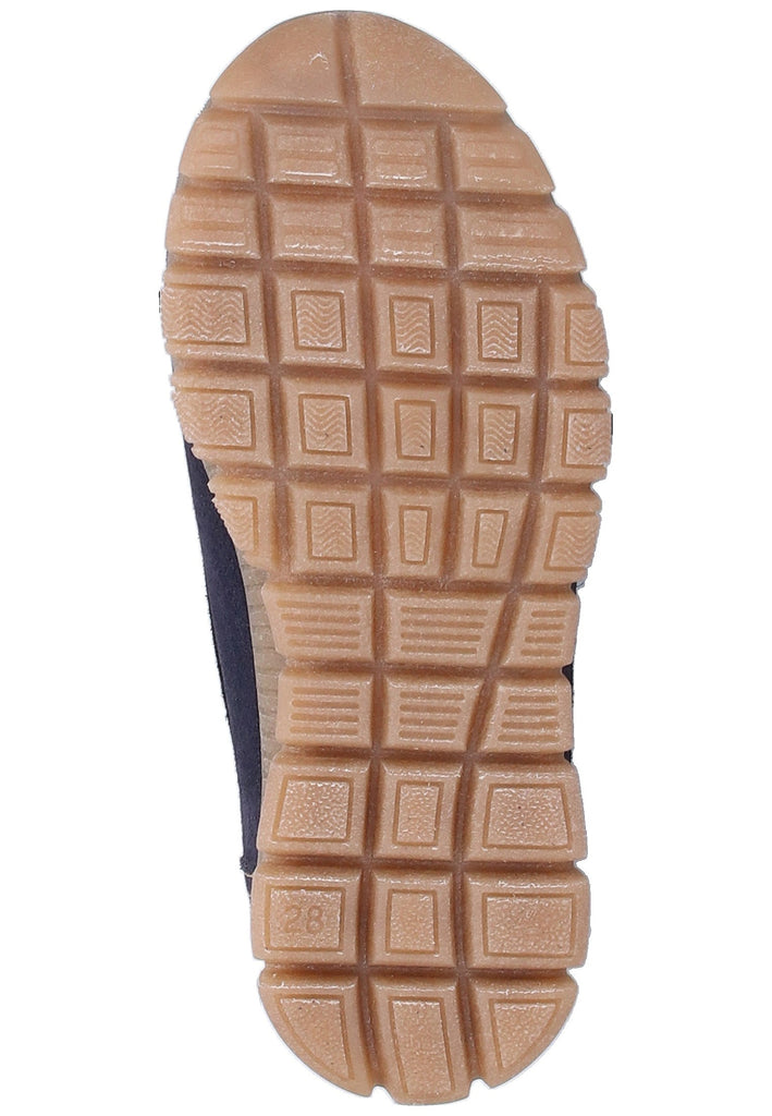 Richter Stiefelette Veloursleder/Textil Blau