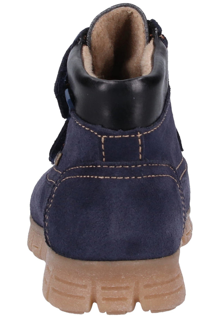 Richter Stiefelette Veloursleder/Textil Blau