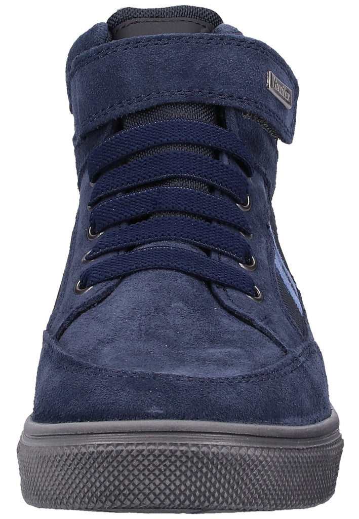 Richter Stiefelette Veloursleder/Textil Blau