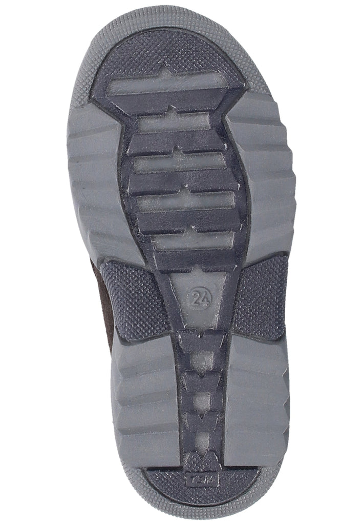 Richter Stiefelette Veloursleder/Textil Grau Warmfutter