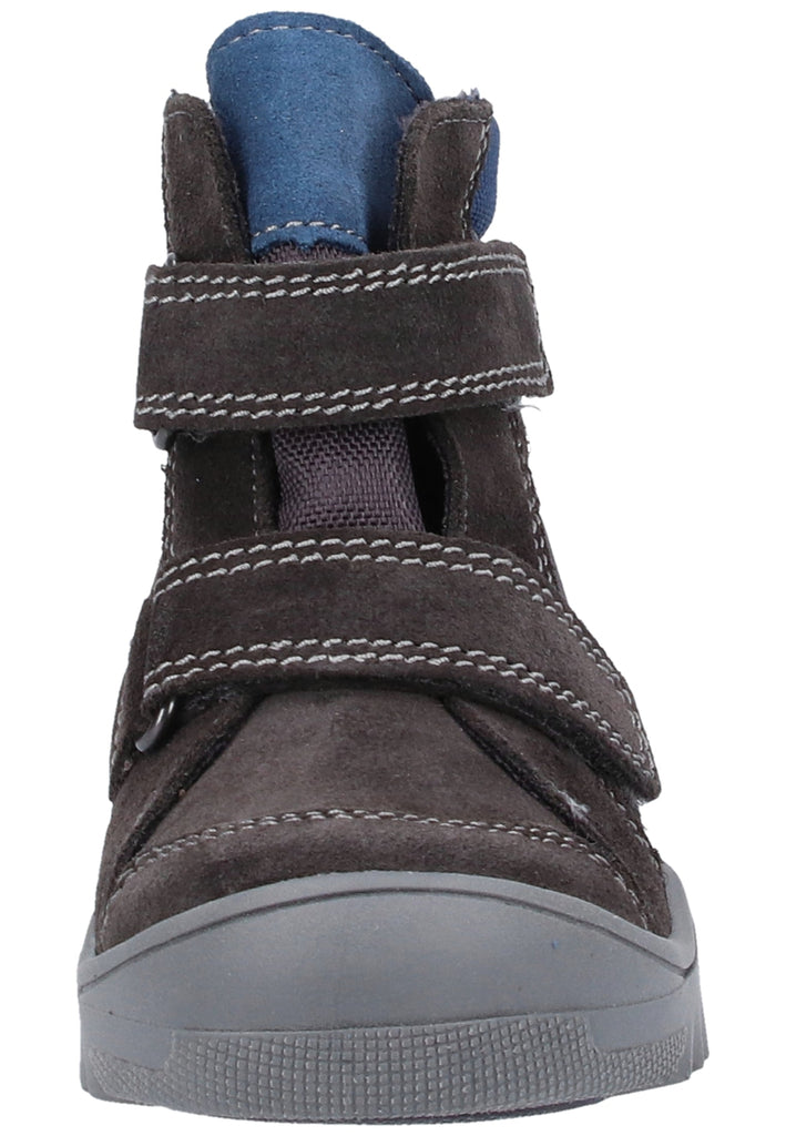 Richter Stiefelette Veloursleder/Textil Grau Warmfutter