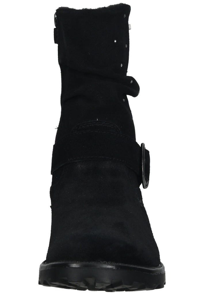 Richter Stiefelette Veloursleder/Textil Schwarz