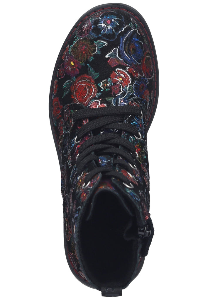 Richter Stiefelette Veloursleder/Textil Schwarz