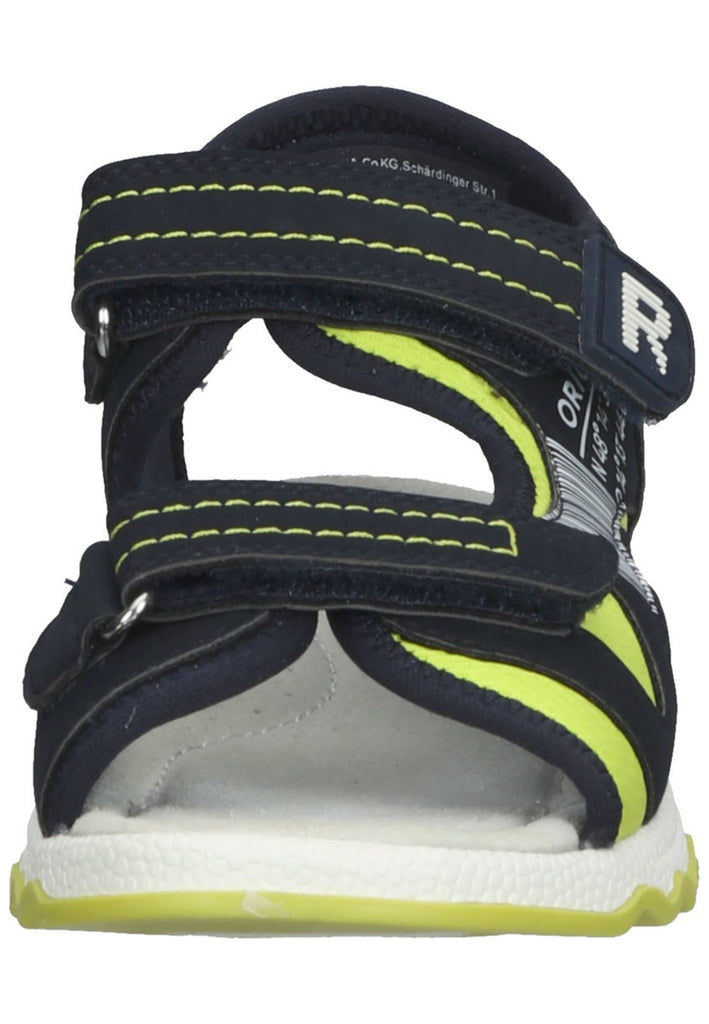 Richter Wanderschuhe Lederimitat/Textil Blau/Gelb