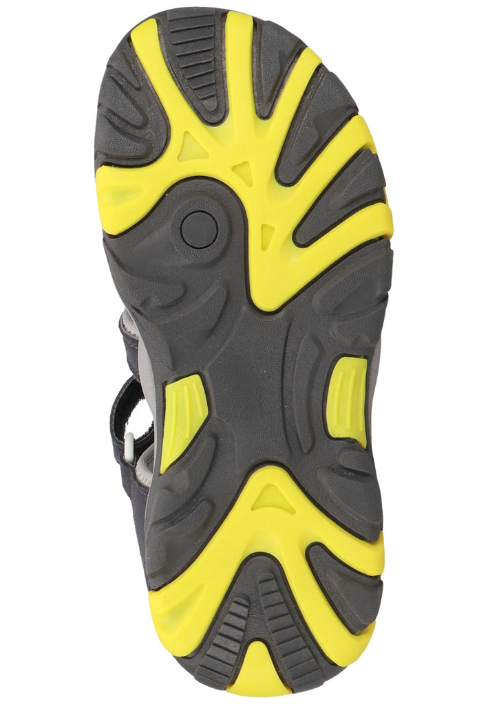 Richter Wanderschuhe Lederimitat/Textil Grau/Gelb