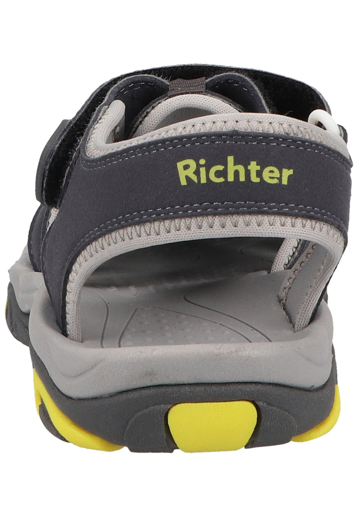 Richter Wanderschuhe Lederimitat/Textil Grau/Gelb