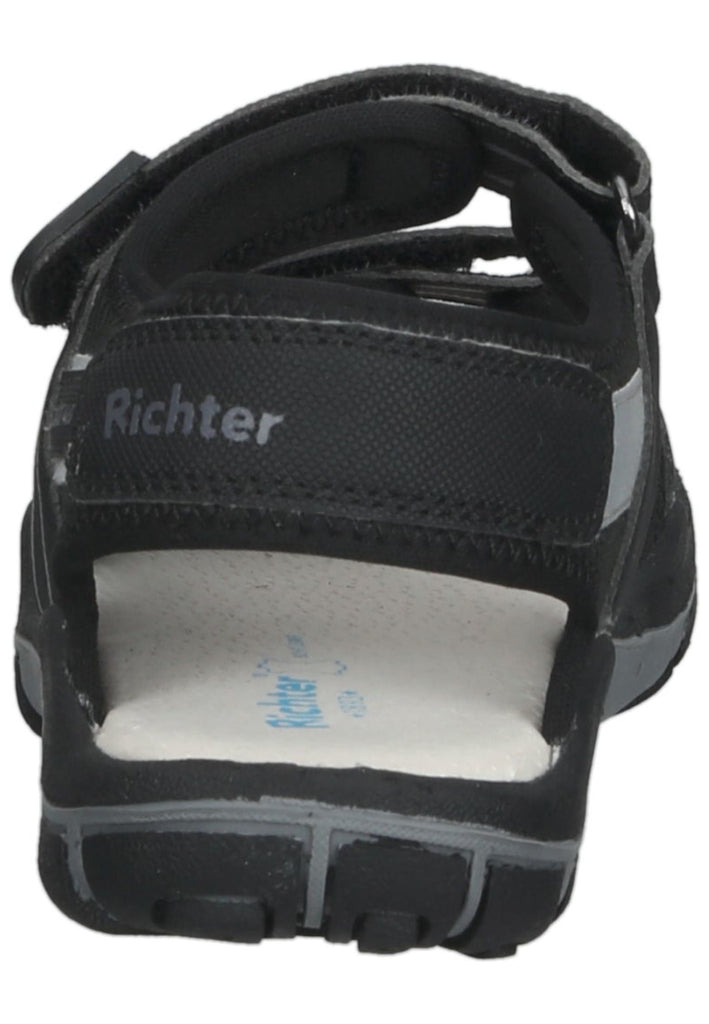 Richter Wanderschuhe Lederimitat/Textil Schwarz/Grau