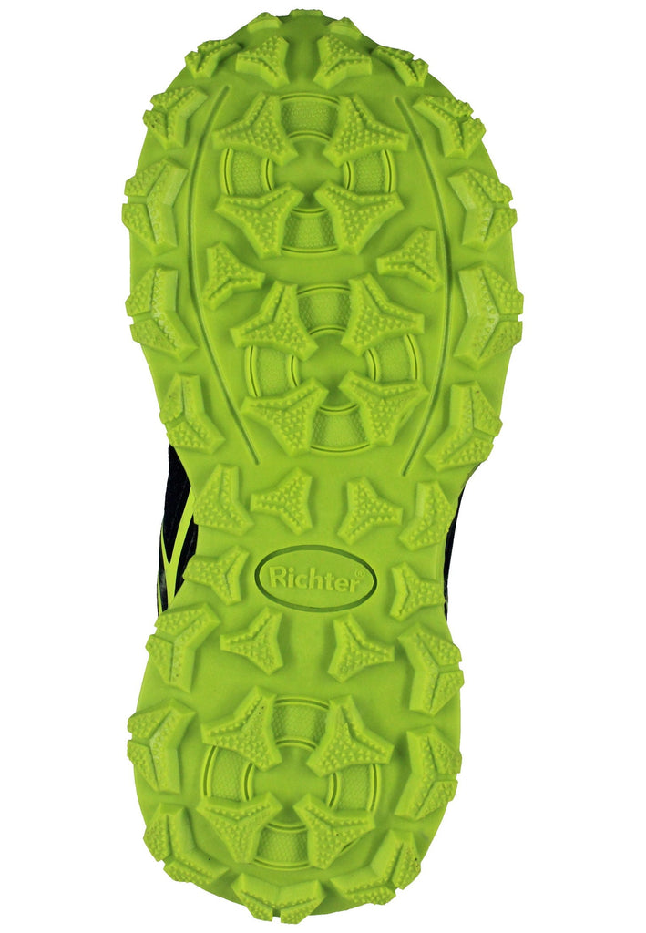 Richter Wanderschuhe Textil Schwarz/Lime