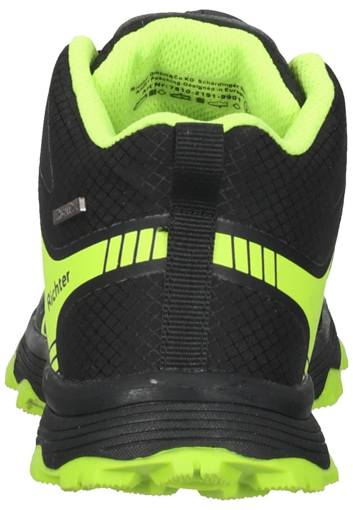 Richter Wanderschuhe Textil Schwarz/Lime