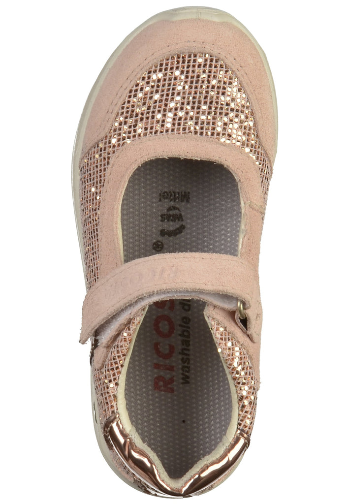 Ricosta Ballerinas Veloursleder/Textil Nude