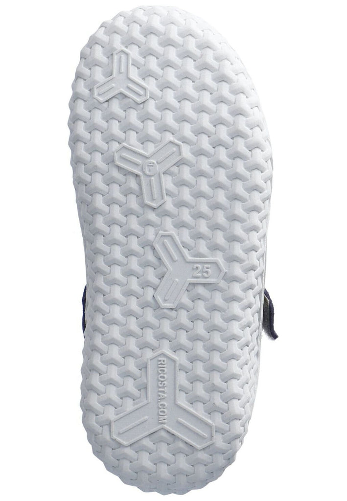 Ricosta Halbschuhe Lederimitat/Textil Blau/Gelb