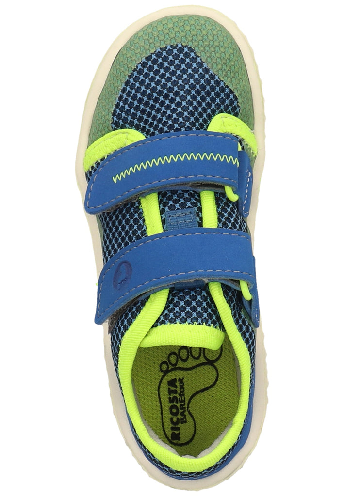 Ricosta Halbschuhe Lederimitat/Textil Blau/Grün