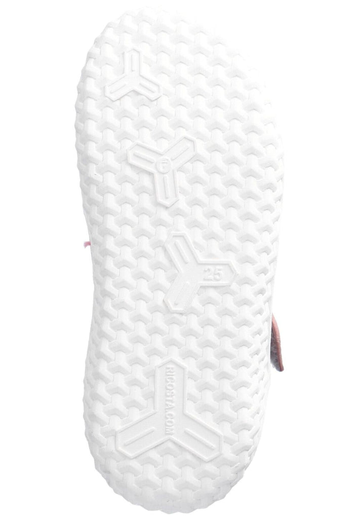 Ricosta Halbschuhe Lederimitat/Textil Rosa/Grau