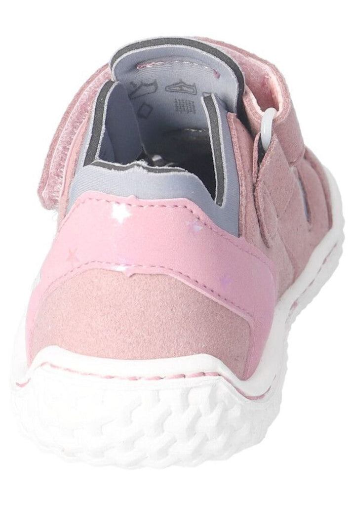 Ricosta Halbschuhe Lederimitat/Textil Rosa/Grau