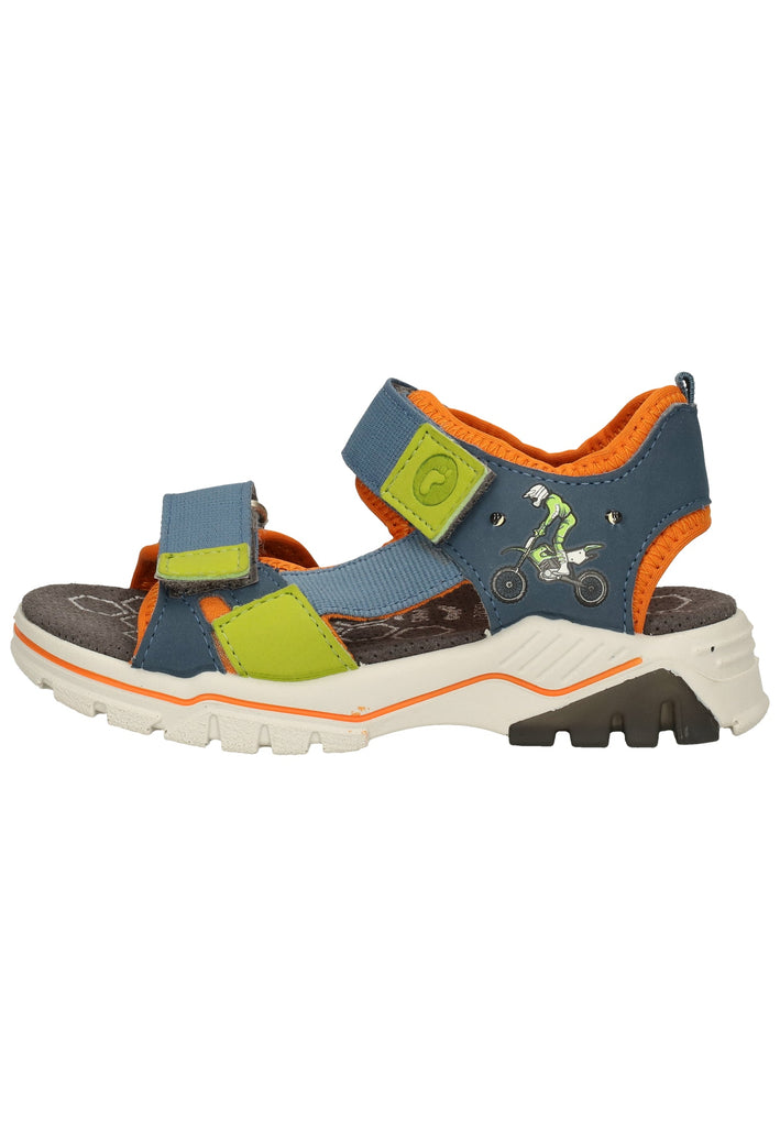 Ricosta Sandalen Leder Blau/Grün