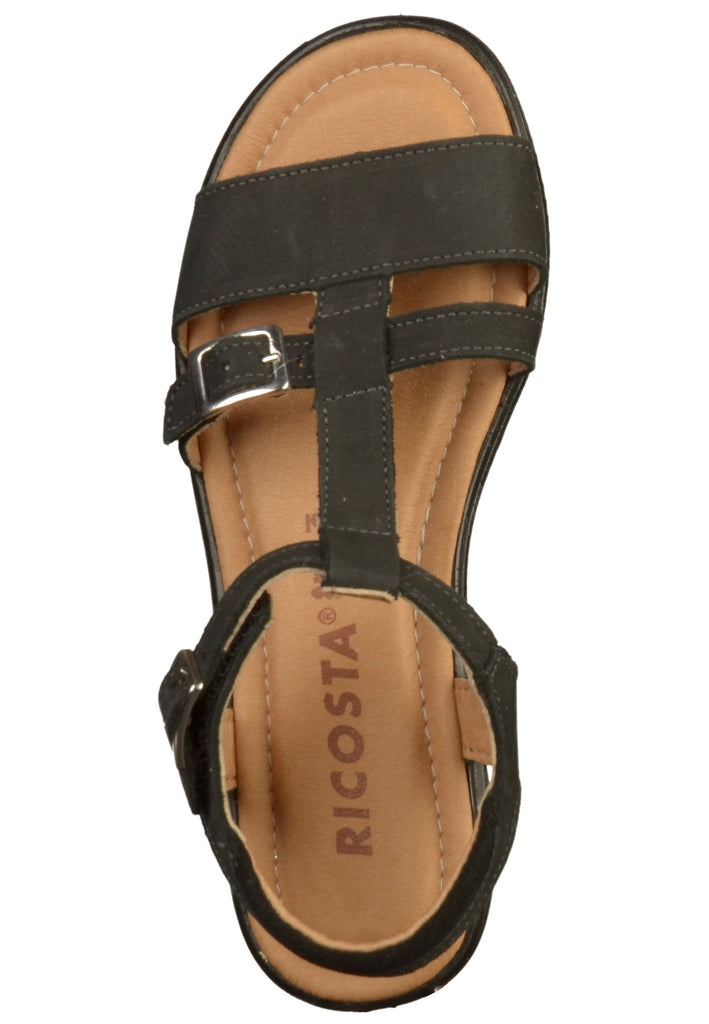 Ricosta Sandalen Leder Schwarz