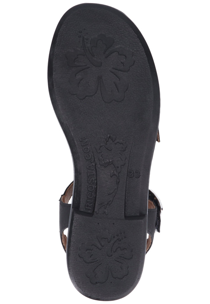 Ricosta Sandalen Leder Schwarz