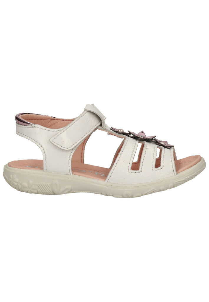 Ricosta Sandalen Leder/Textil Weiß