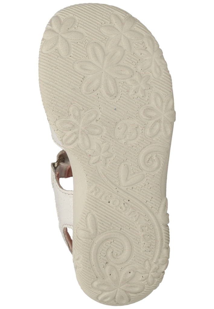 Ricosta Sandalen Leder/Textil Weiß