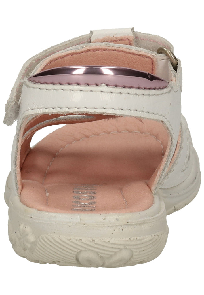 Ricosta Sandalen Leder/Textil Weiß
