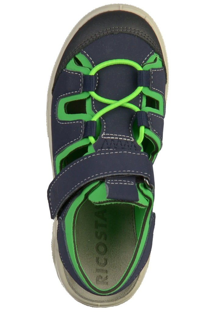 Ricosta Sandalen Lederimitat Blau/Grün