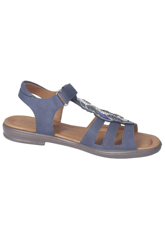Ricosta Sandalen Lederimitat Dunkelblau