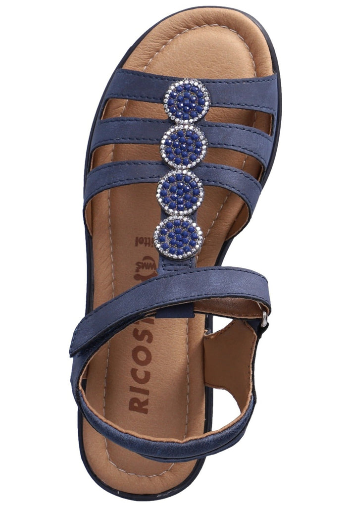 Ricosta Sandalen Lederimitat Dunkelblau