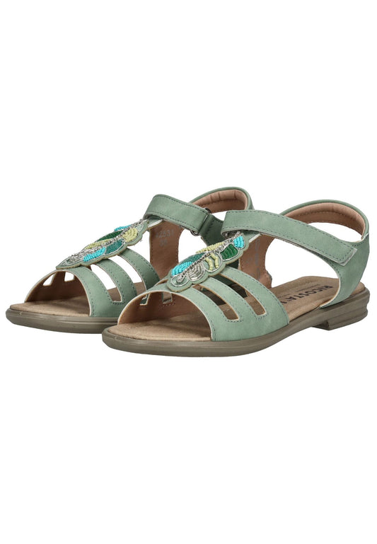 Ricosta Sandalen Lederimitat Hellgrün