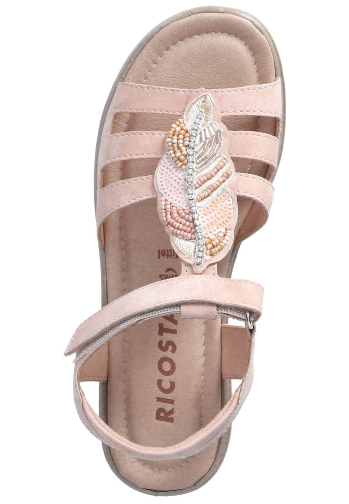 Ricosta Sandalen Lederimitat Nude