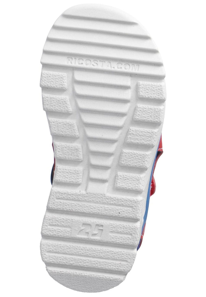 Ricosta Sandalen Lederimitat Rot/Blau