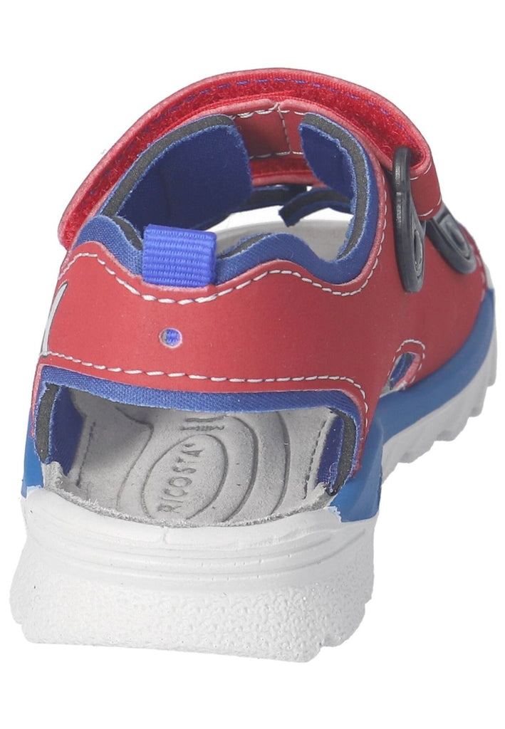 Ricosta Sandalen Lederimitat Rot/Blau