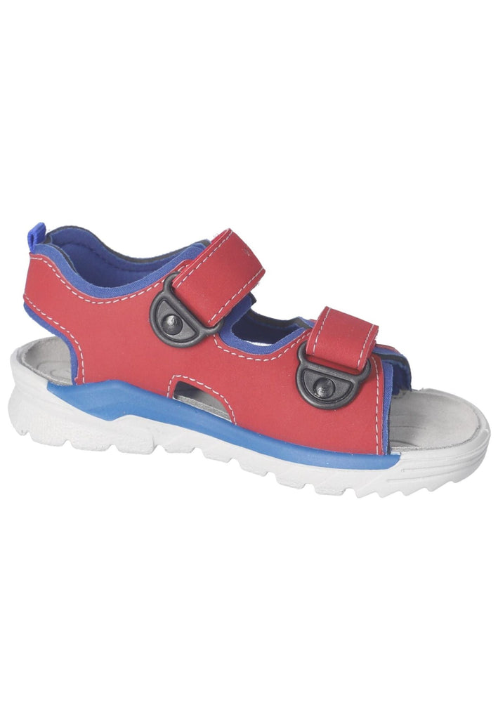 Ricosta Sandalen Lederimitat Rot/Blau