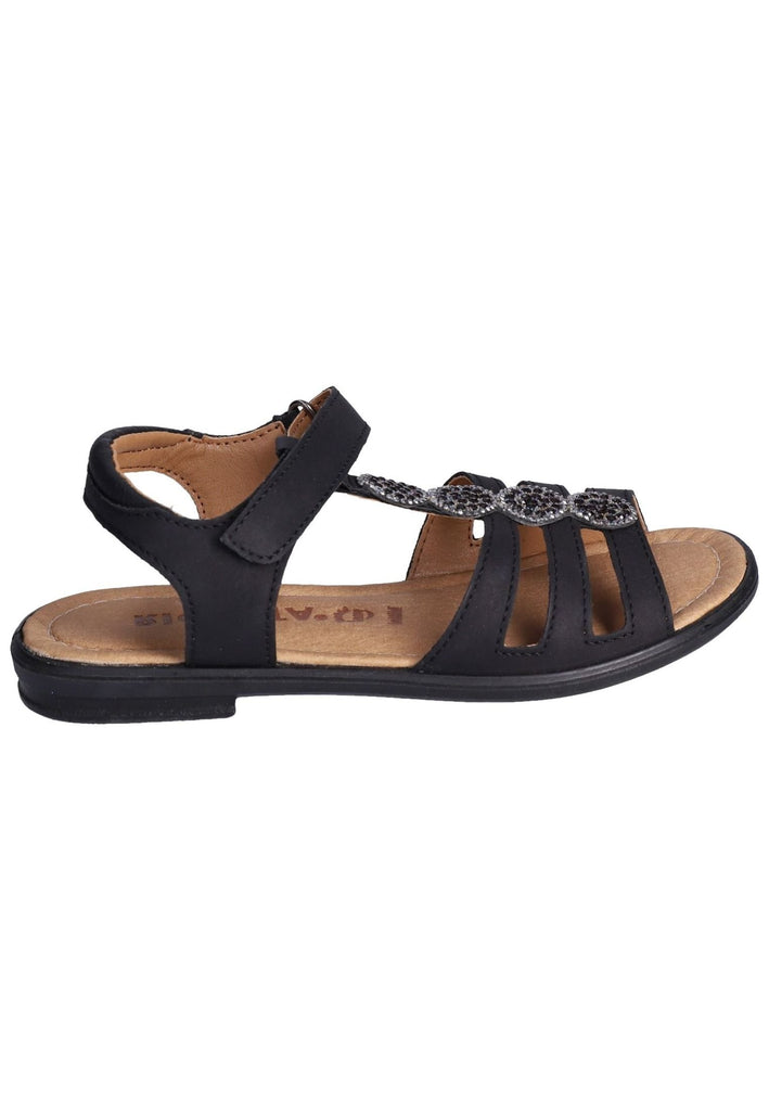 Ricosta Sandalen Lederimitat Schwarz