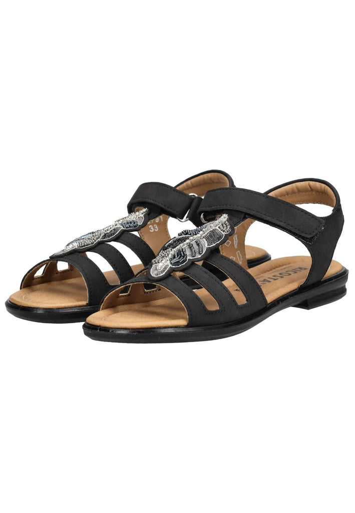 Ricosta Sandalen Lederimitat Schwarz