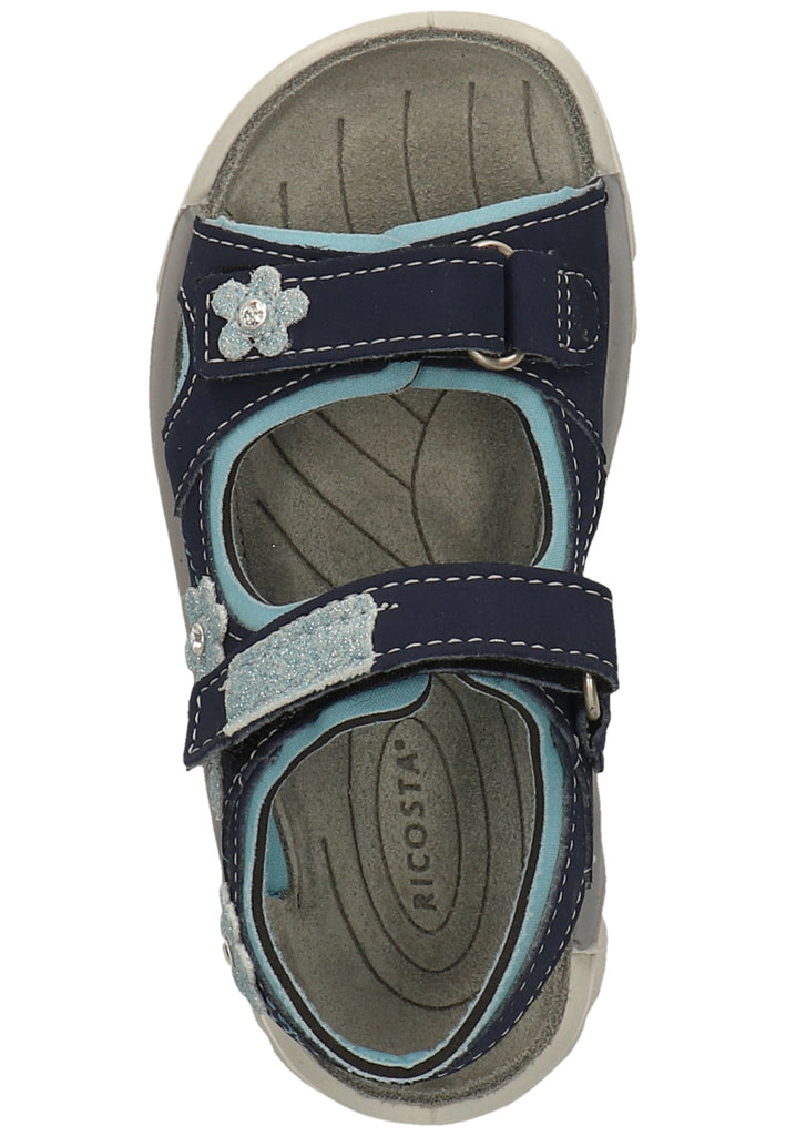 Ricosta Sandalen Lederimitat/Textil Blau