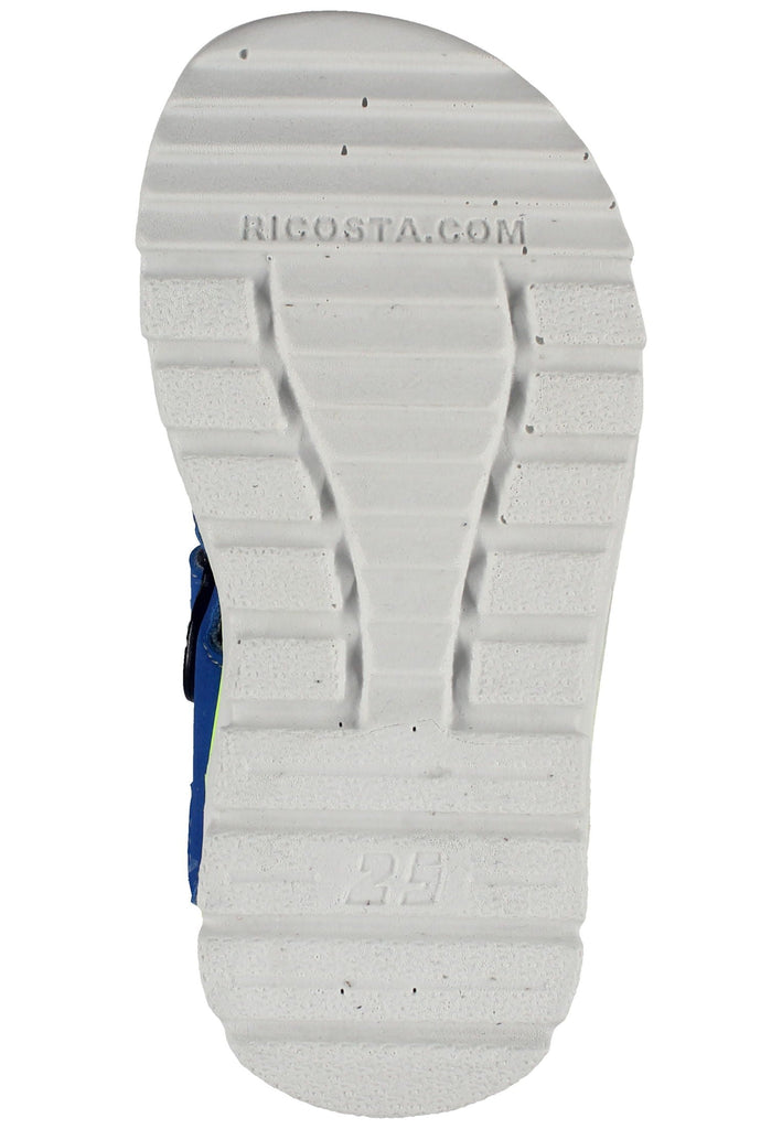 Ricosta Sandalen Lederimitat/Textil Blau/Grau