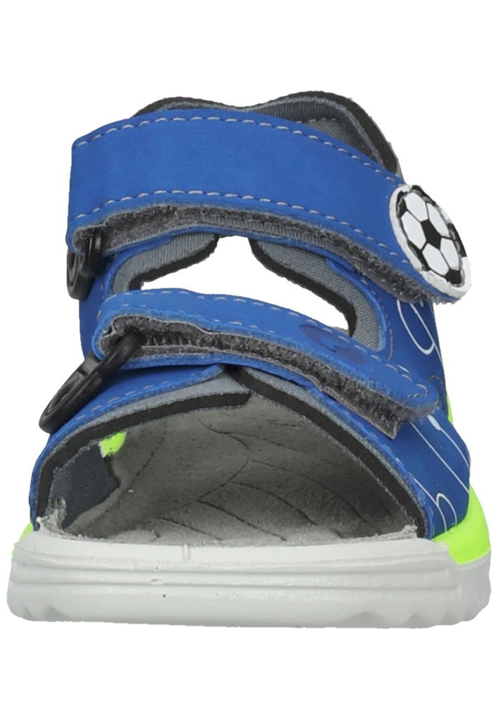 Ricosta Sandalen Lederimitat/Textil Blau/Grau