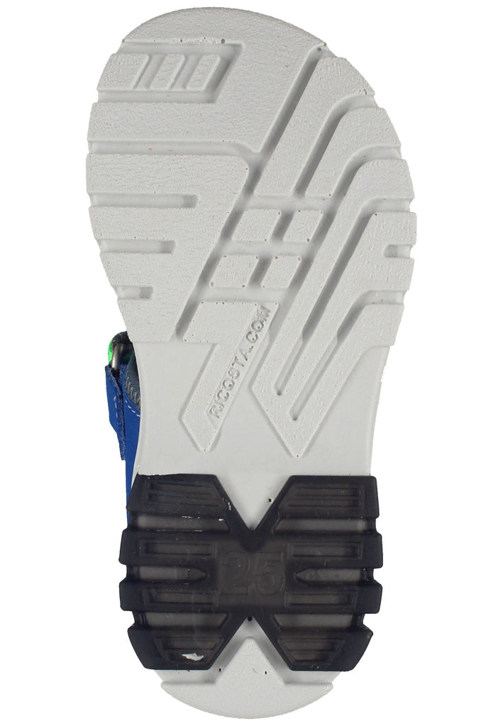 Ricosta Sandalen Lederimitat/Textil Blau/Grau