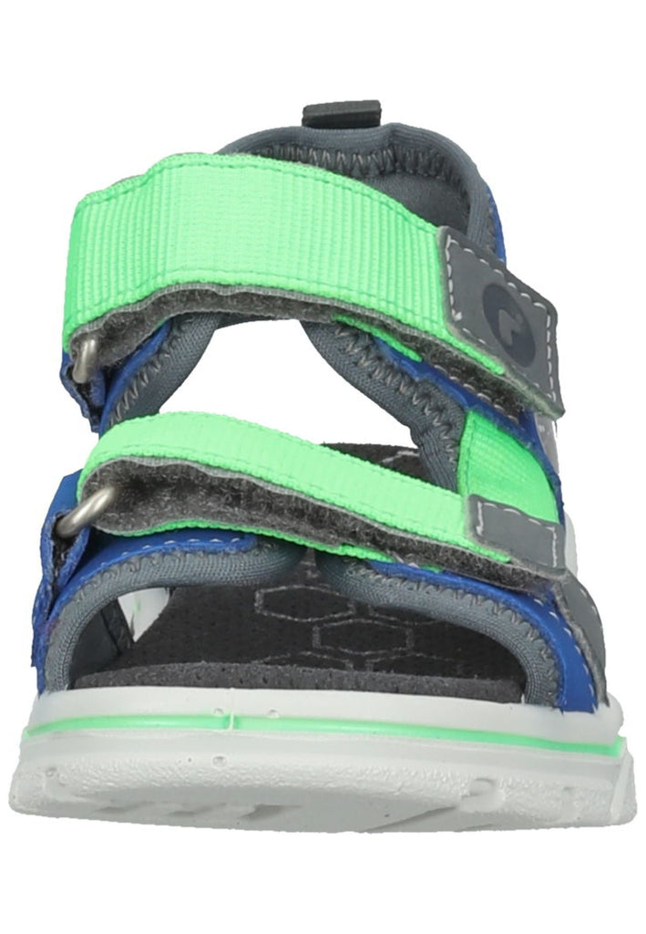 Ricosta Sandalen Lederimitat/Textil Blau/Grau