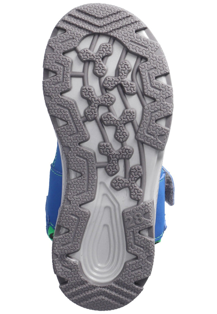 Ricosta Sandalen Lederimitat/Textil Blau/Grün