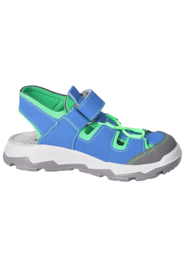 Ricosta Sandalen Lederimitat/Textil Blau/Grün