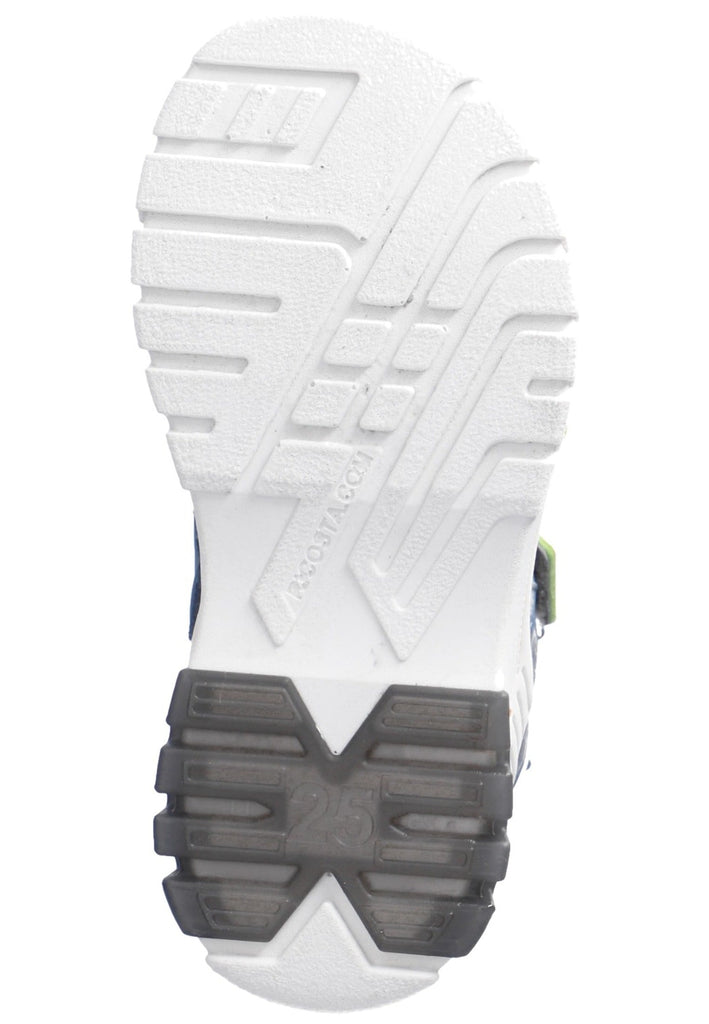 Ricosta Sandalen Lederimitat/Textil Blau/Orange