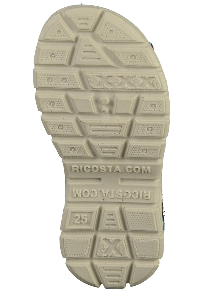 Ricosta Sandalen Lederimitat/Textil Grau/Blau